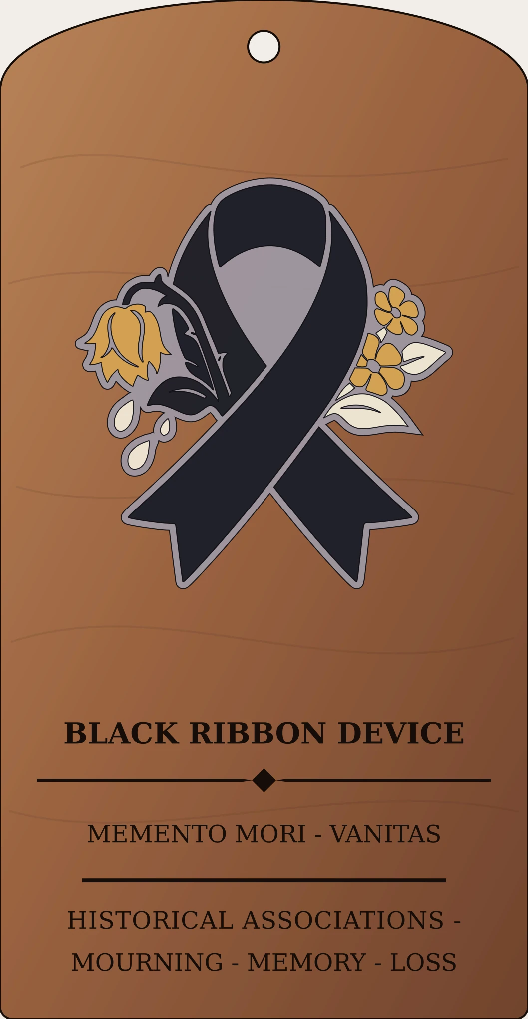 Black Ribbon Device Sanctum Hex Archive Plaque preview