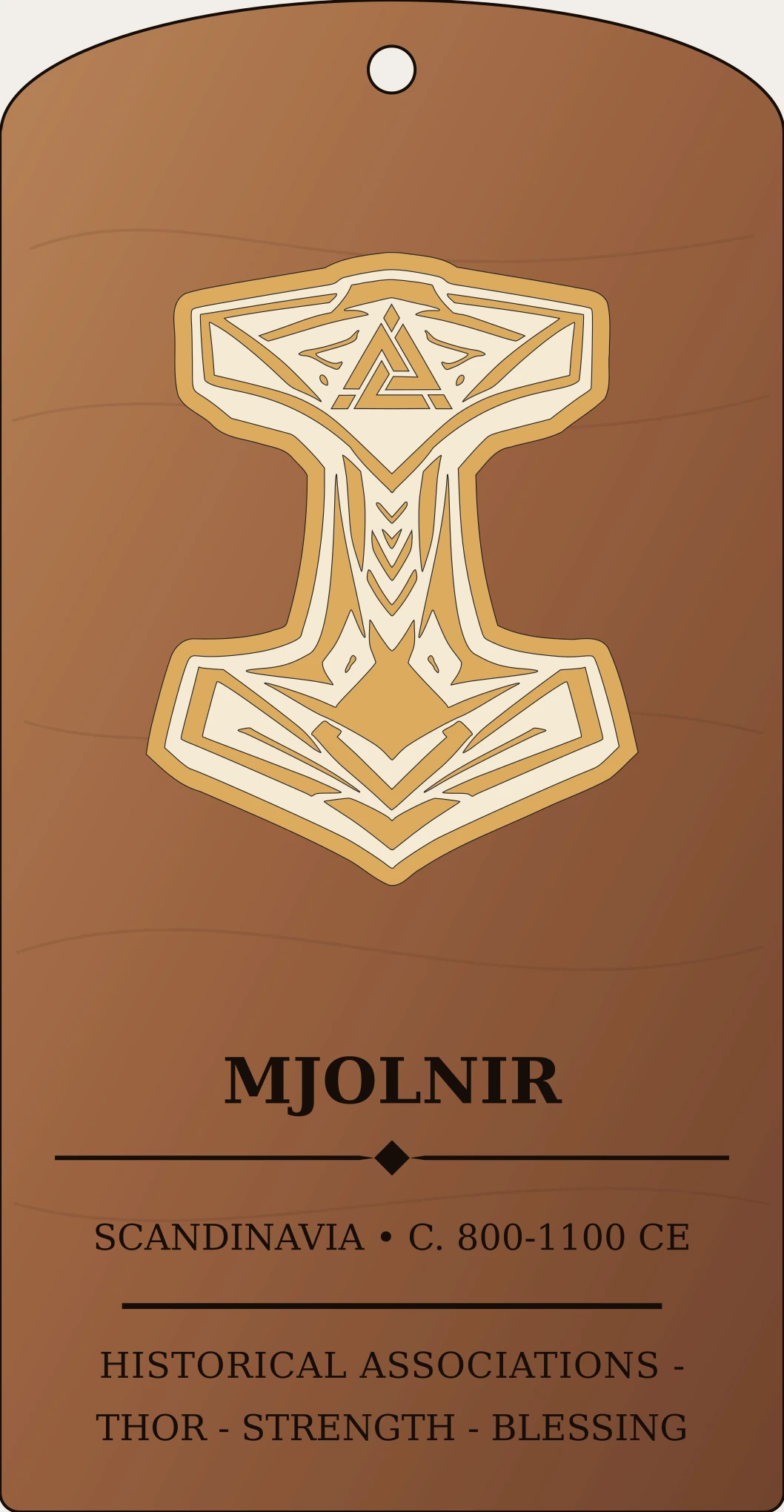 Mjolnir Sanctum Hex Archive Plaque preview