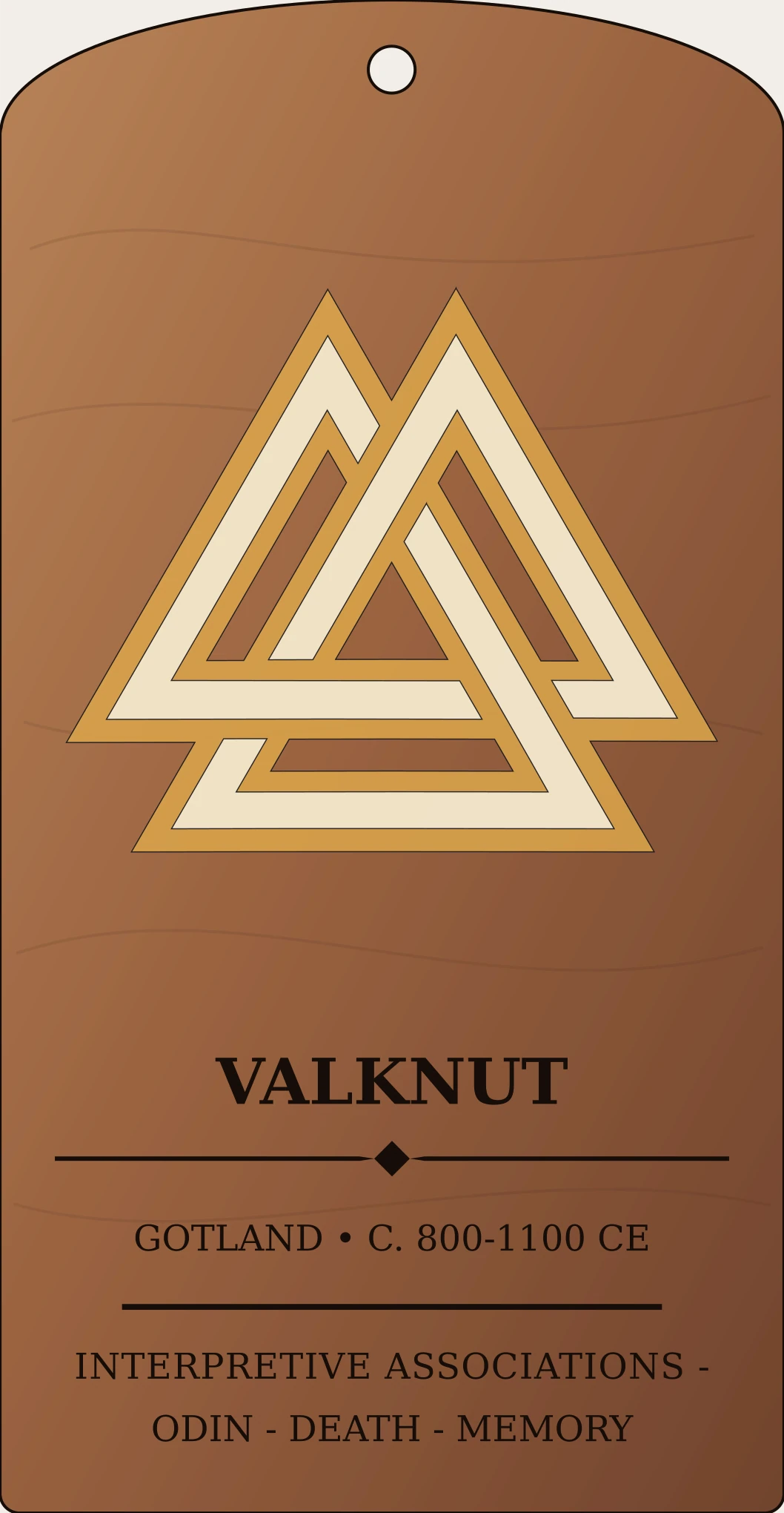 Valknut Sanctum Hex Archive Plaque preview