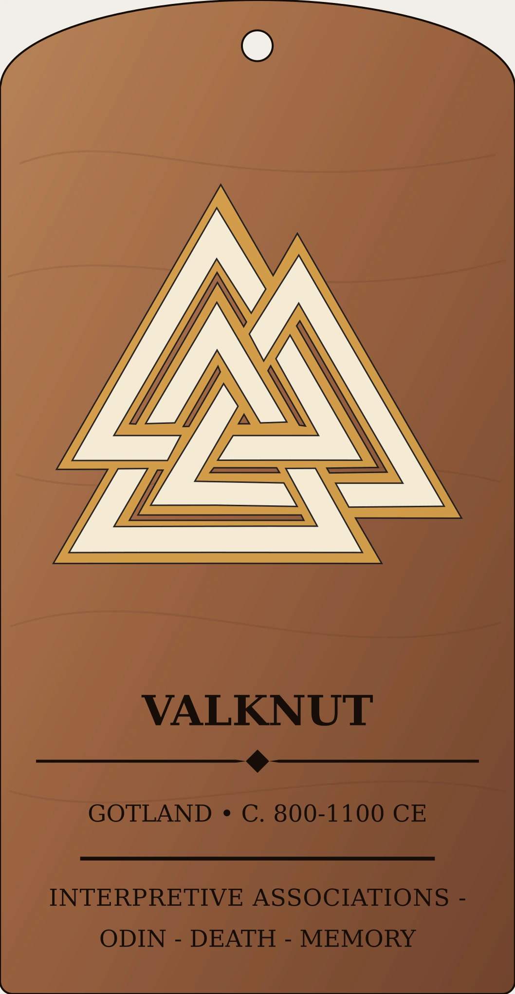 Valknut Sanctum Hex Archive Plaque preview