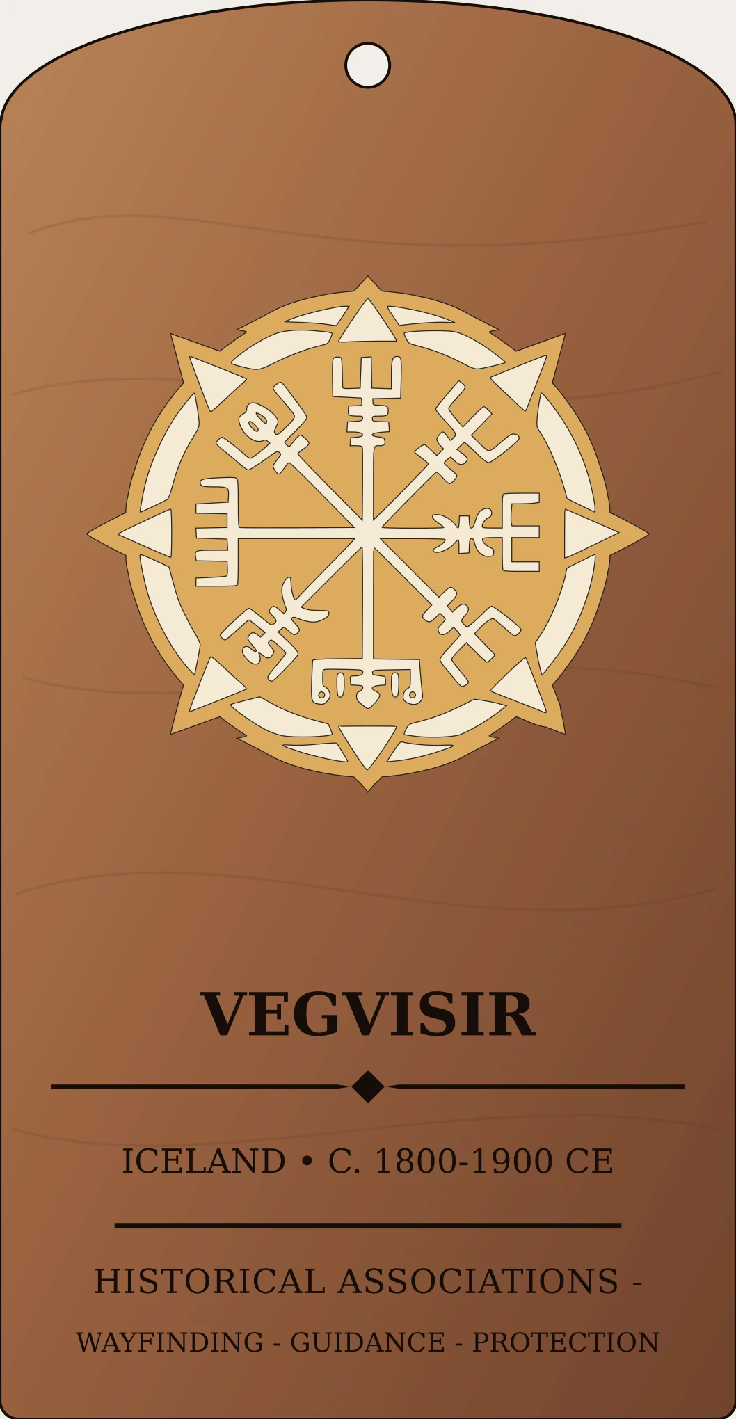 Vegvisir Sanctum Hex Archive Plaque preview