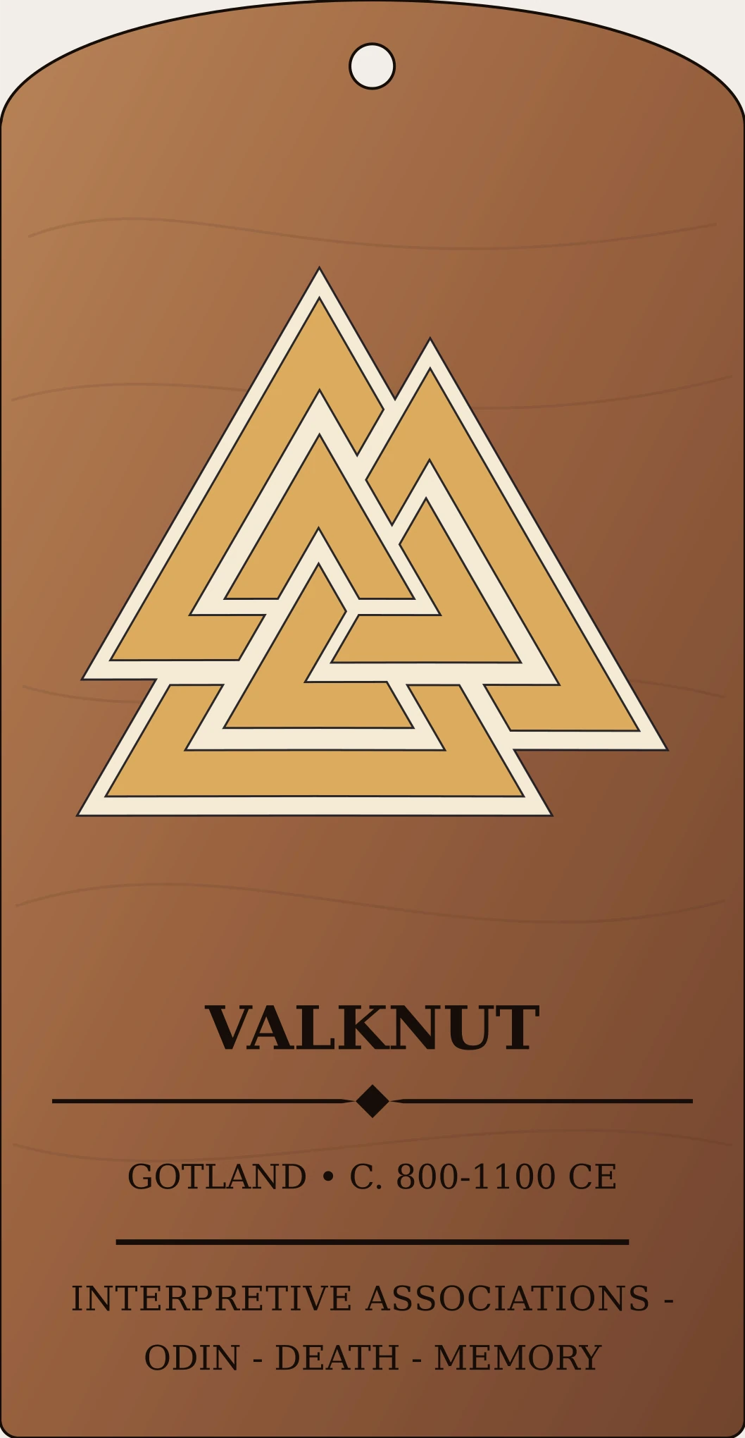 Valknut Sanctum Hex Archive Plaque preview