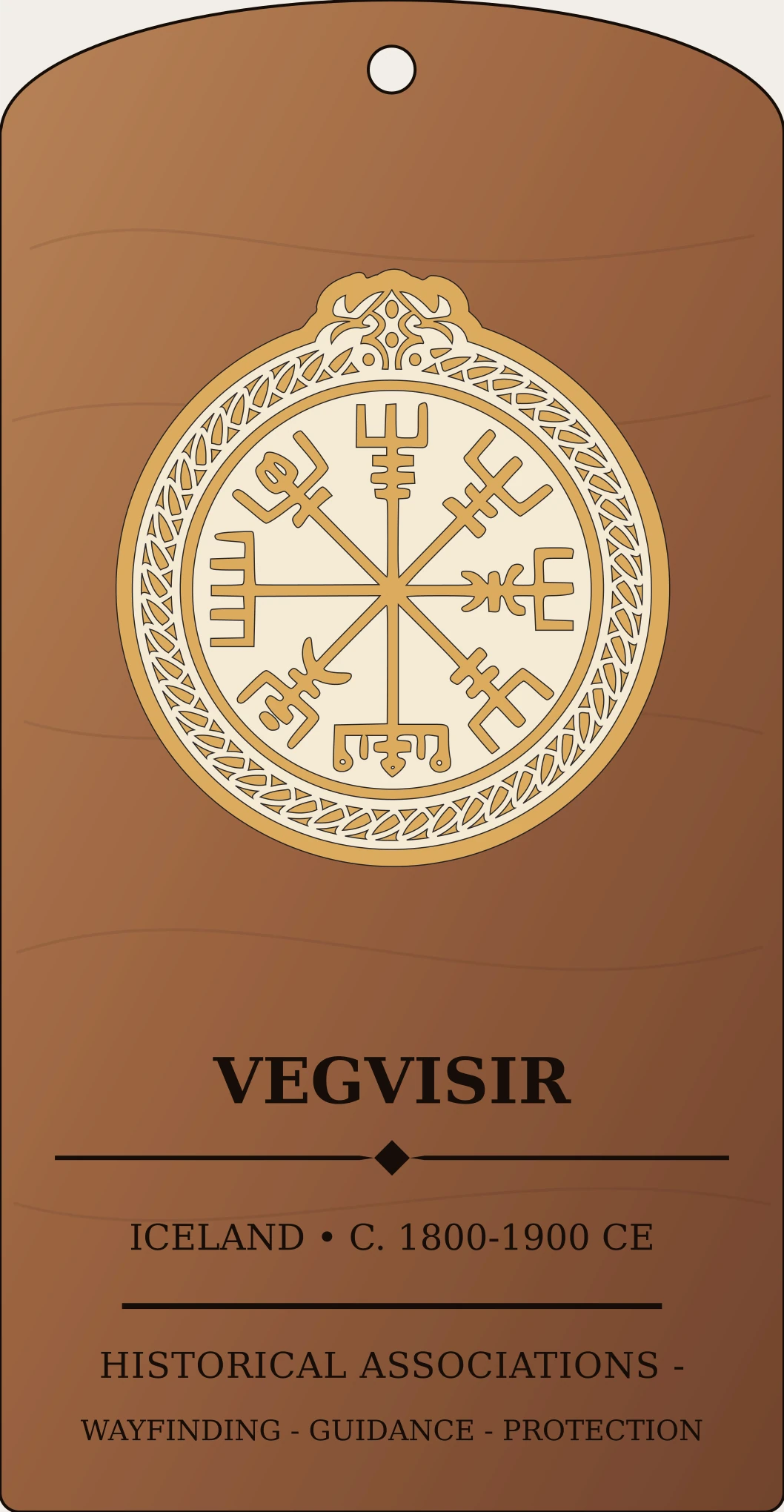 Vegvisir Sanctum Hex Archive Plaque preview