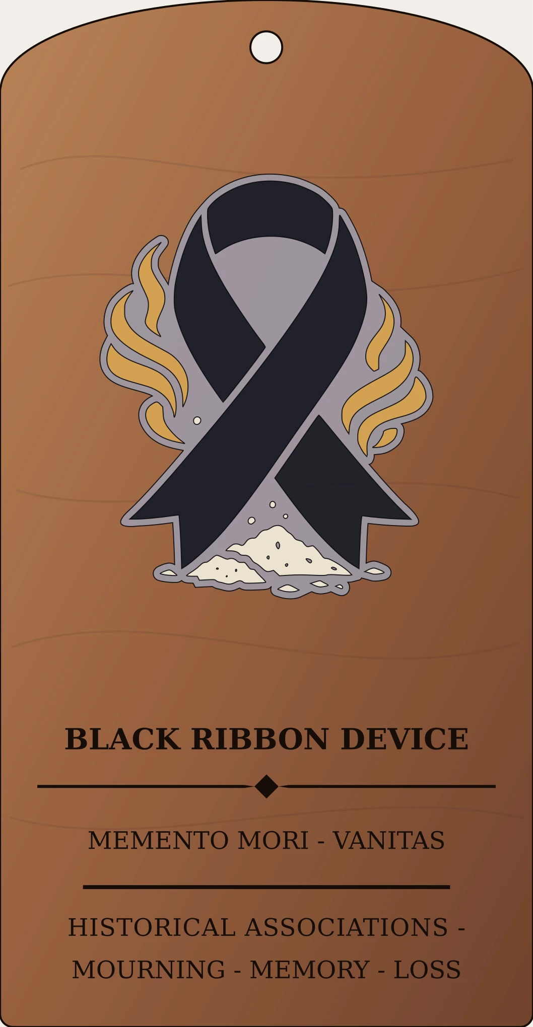 Black Ribbon Device Sanctum Hex Archive Plaque preview