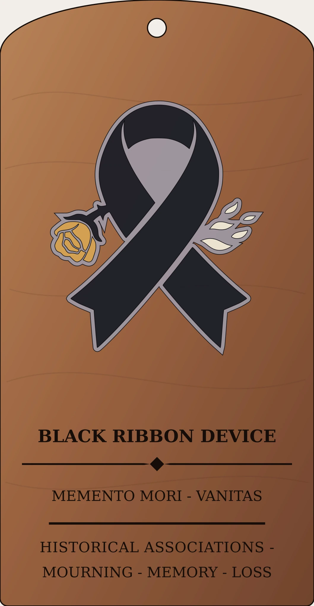 Black Ribbon Device Sanctum Hex Archive Plaque preview