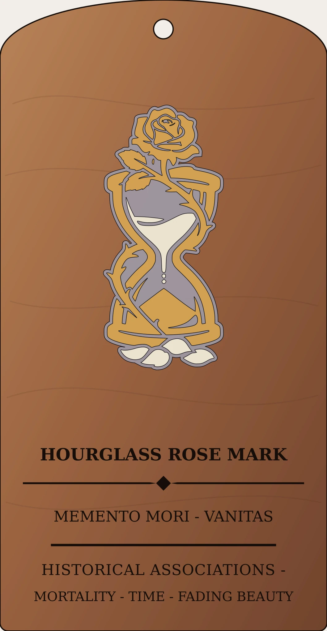 Hourglass Rose Mark Sanctum Hex Archive Plaque preview