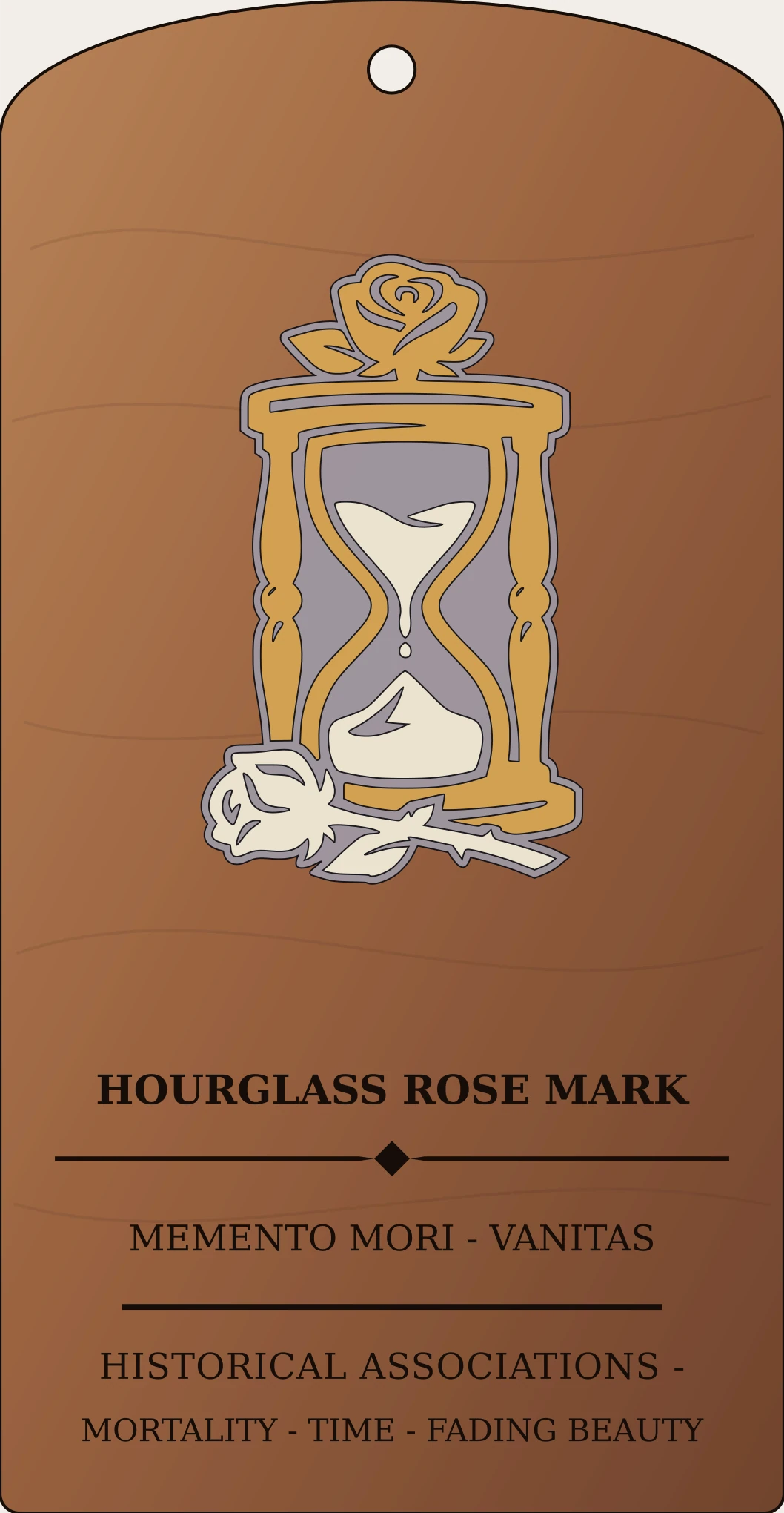 Hourglass Rose Mark Sanctum Hex Archive Plaque preview