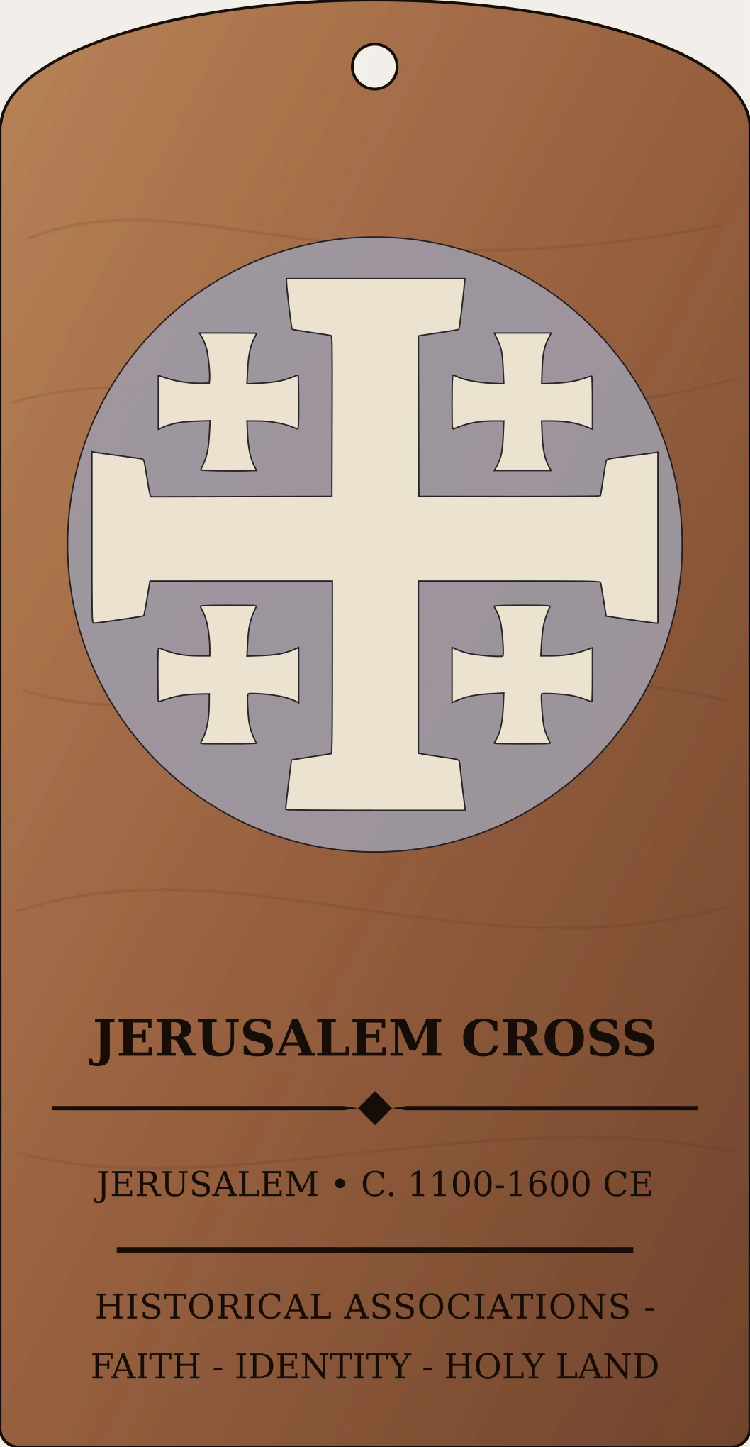 Jerusalem Cross Sanctum Hex Archive Plaque preview