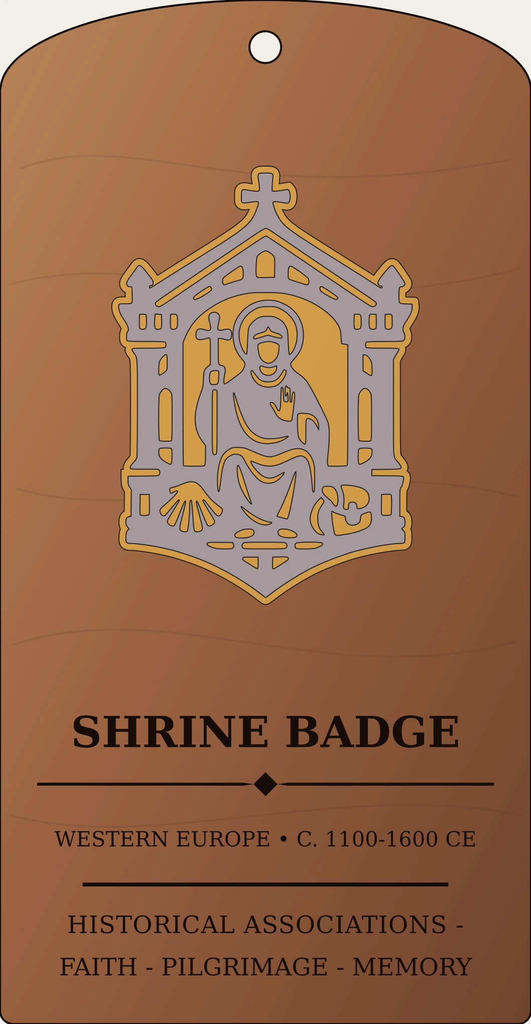 Shrine Pilgrim Badge Sanctum Hex Archive Plaque preview