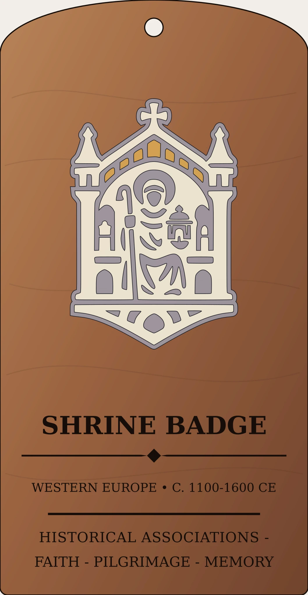 Shrine Pilgrim Badge Sanctum Hex Archive Plaque preview