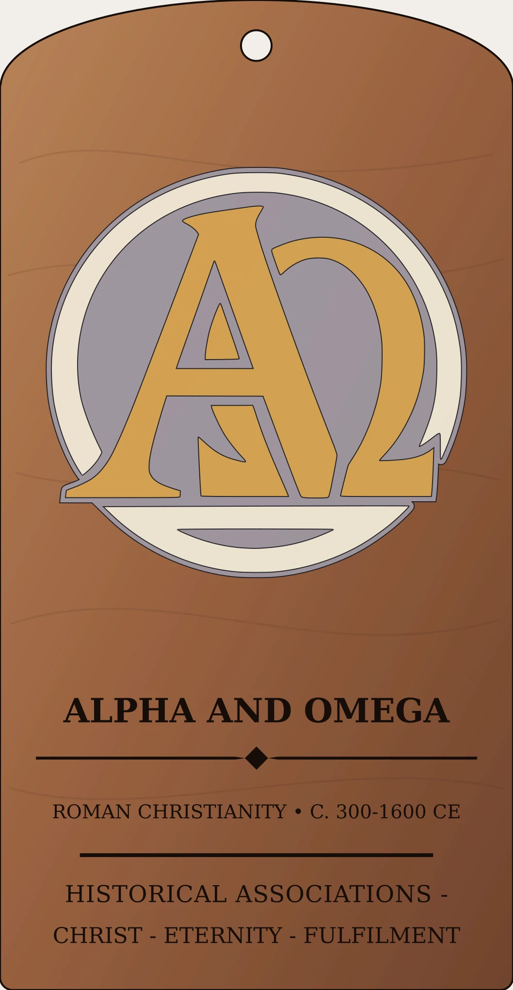 Alpha and Omega Mark Sanctum Hex Archive Plaque preview