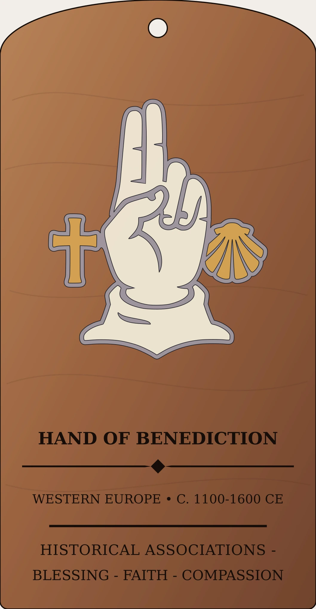 Hand of Benediction Sanctum Hex Archive Plaque preview