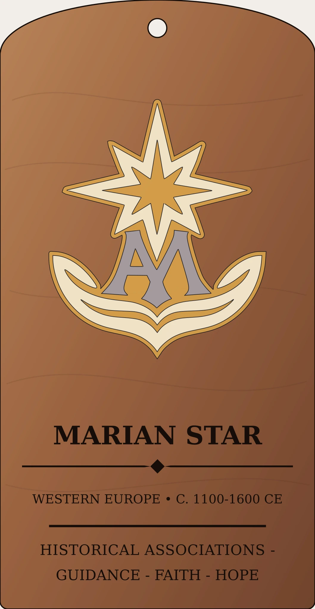 Marian Star Sanctum Hex Archive Plaque preview