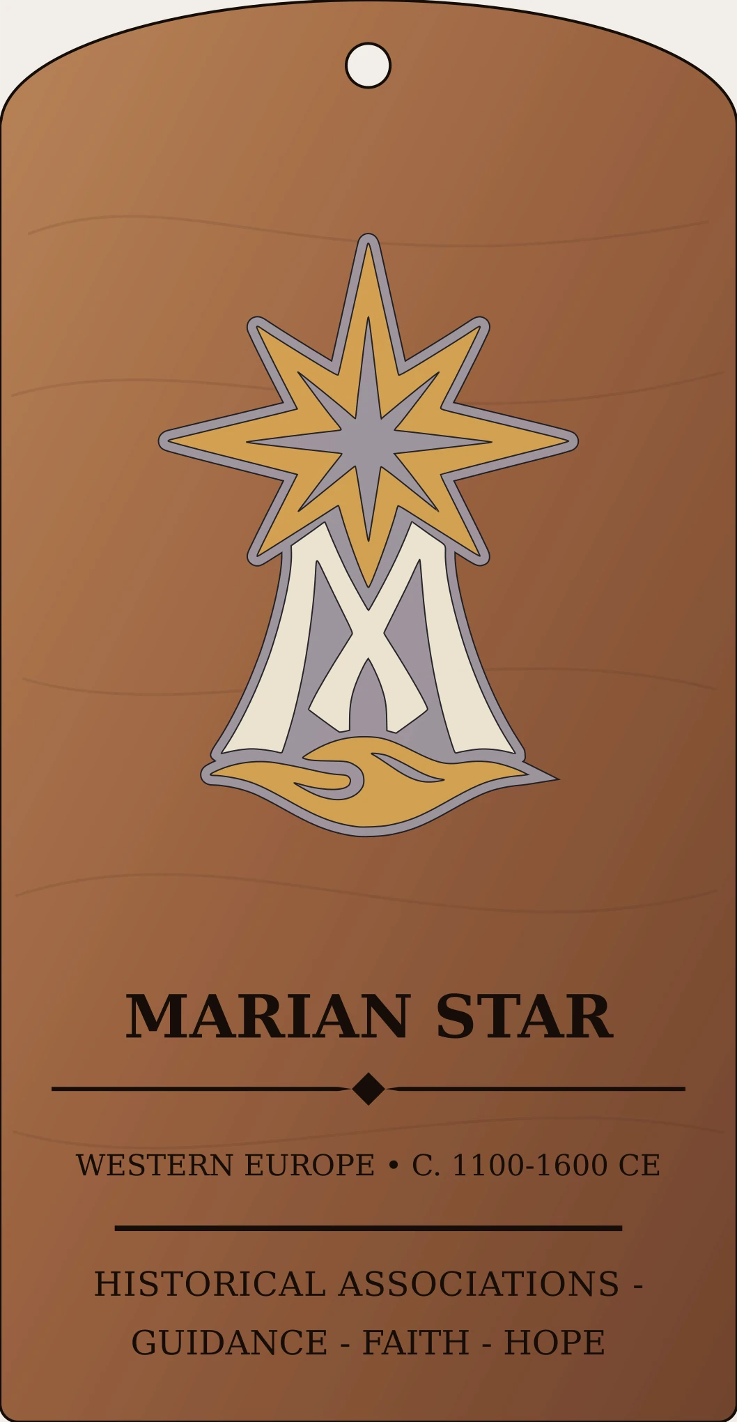 Marian Star Sanctum Hex Archive Plaque preview
