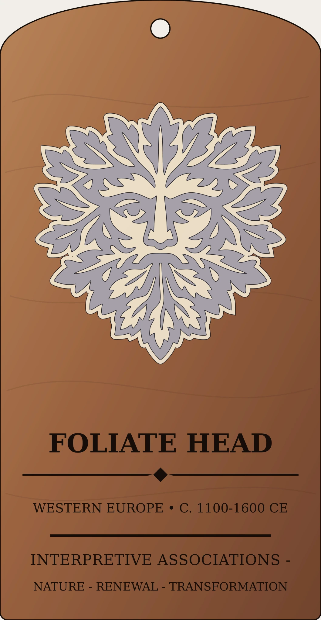 Foliate Head Sanctum Hex Archive Plaque preview