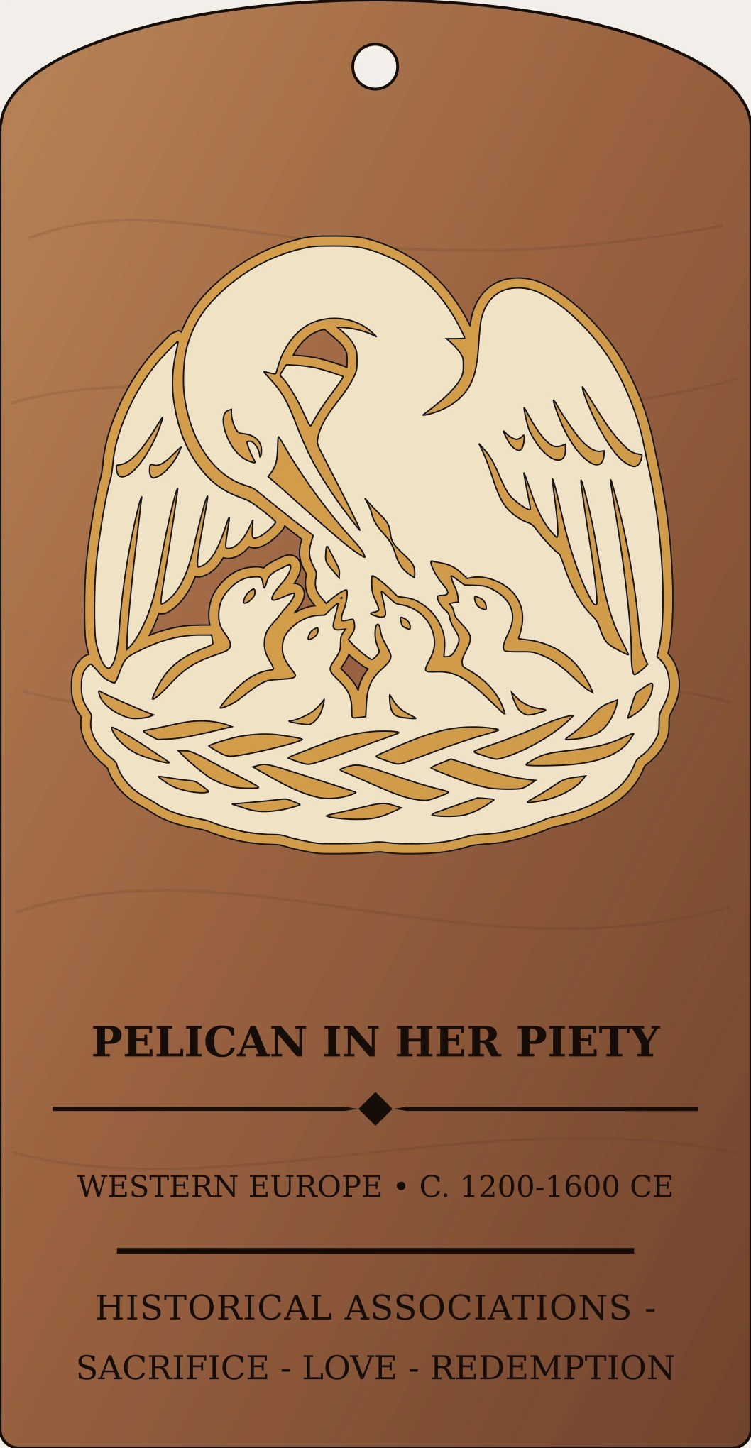 Pelican in Her Piety Sanctum Hex Archive Plaque preview