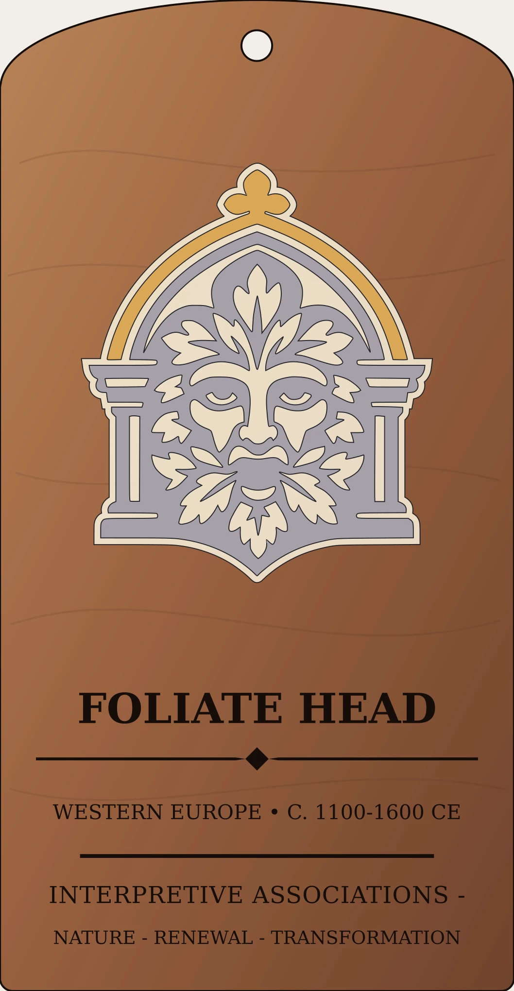 Foliate Head Sanctum Hex Archive Plaque preview