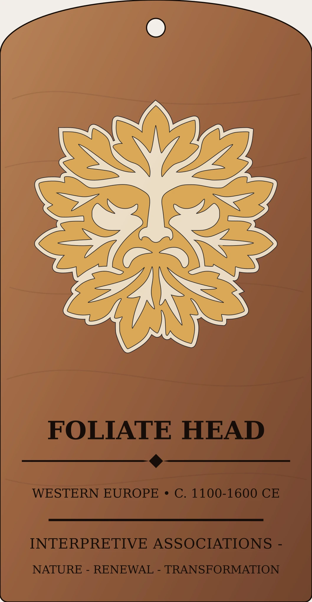 Foliate Head Sanctum Hex Archive Plaque preview