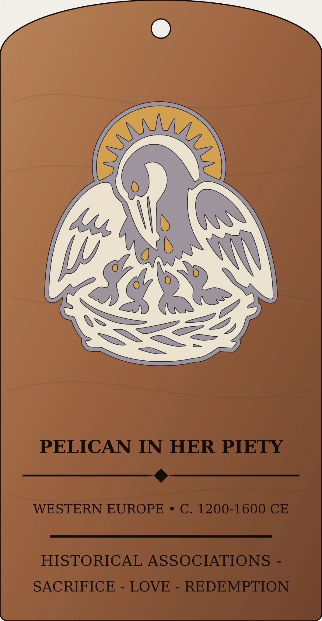 Pelican in Her Piety Sanctum Hex Archive Plaque preview