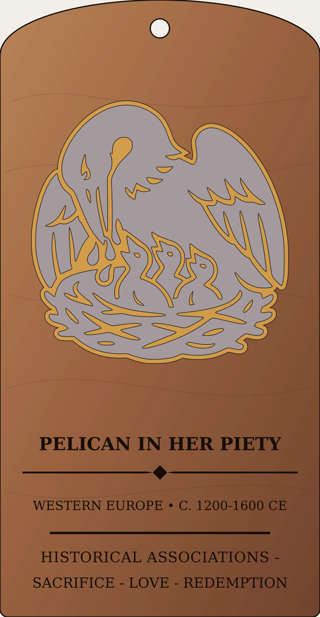 Pelican in Her Piety Sanctum Hex Archive Plaque preview