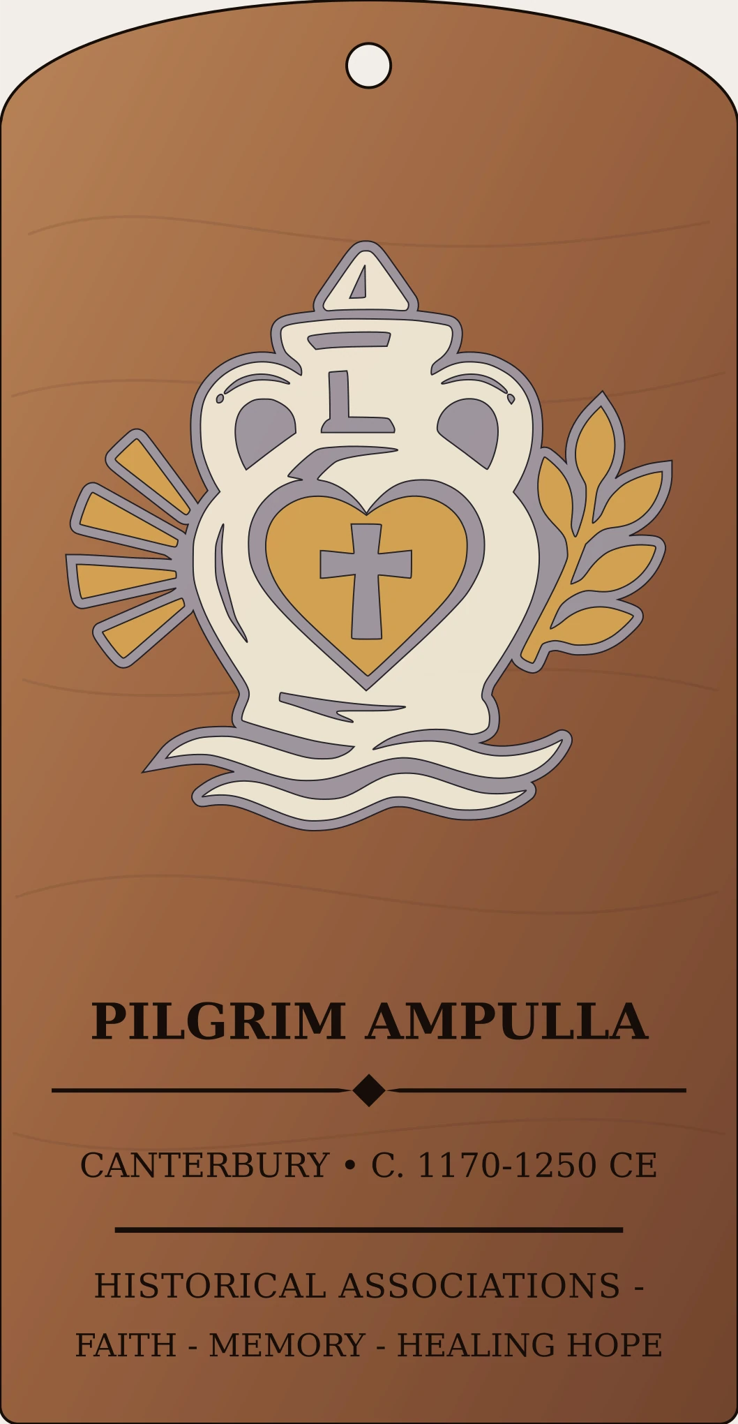 Pilgrim Ampulla Sanctum Hex Archive Plaque preview