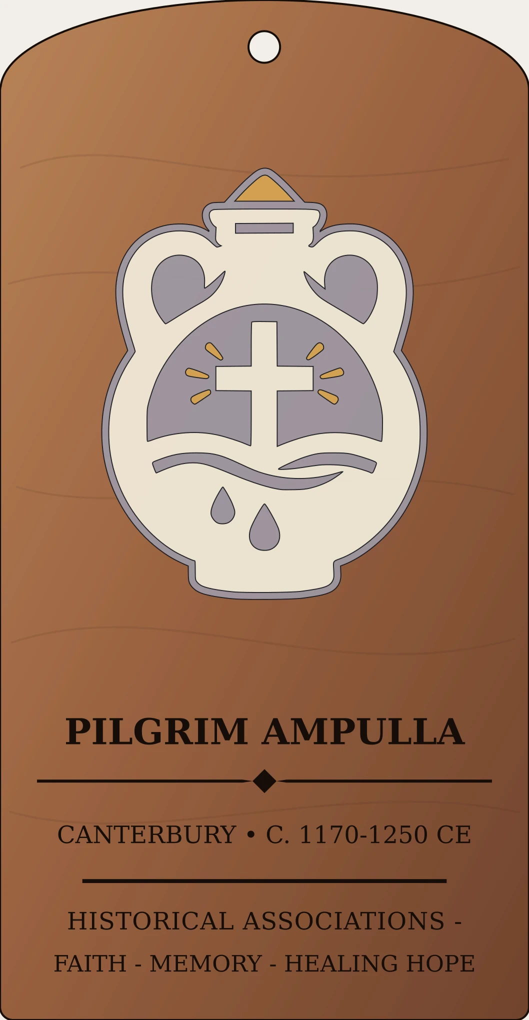 Pilgrim Ampulla Sanctum Hex Archive Plaque preview