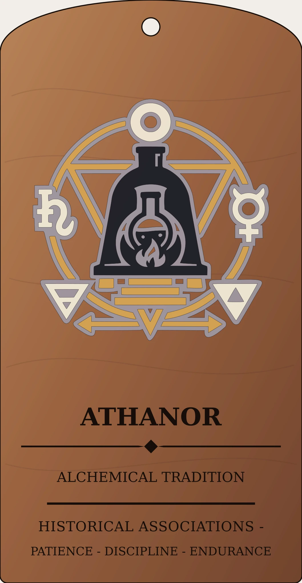 Athanor Crest Sanctum Hex Archive Plaque preview
