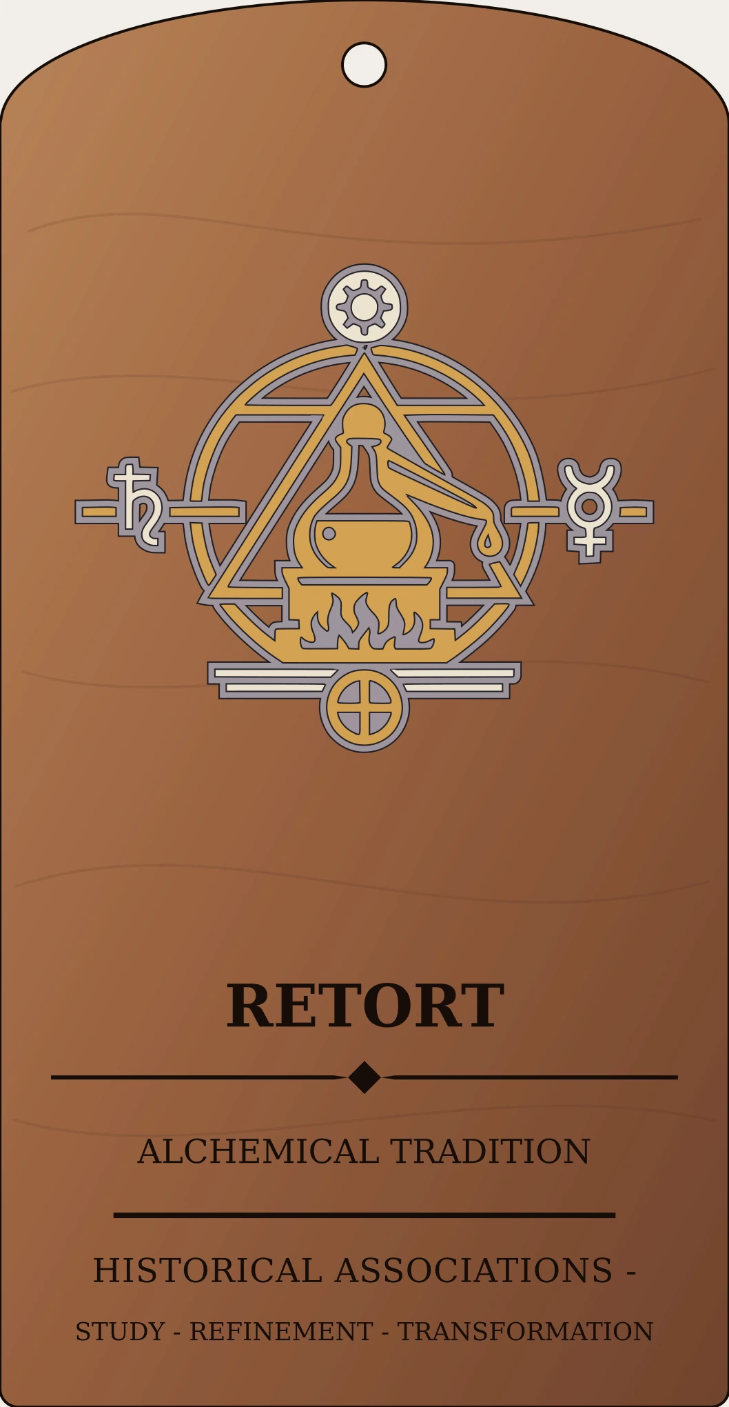 Retort Diagram Sanctum Hex Archive Plaque preview
