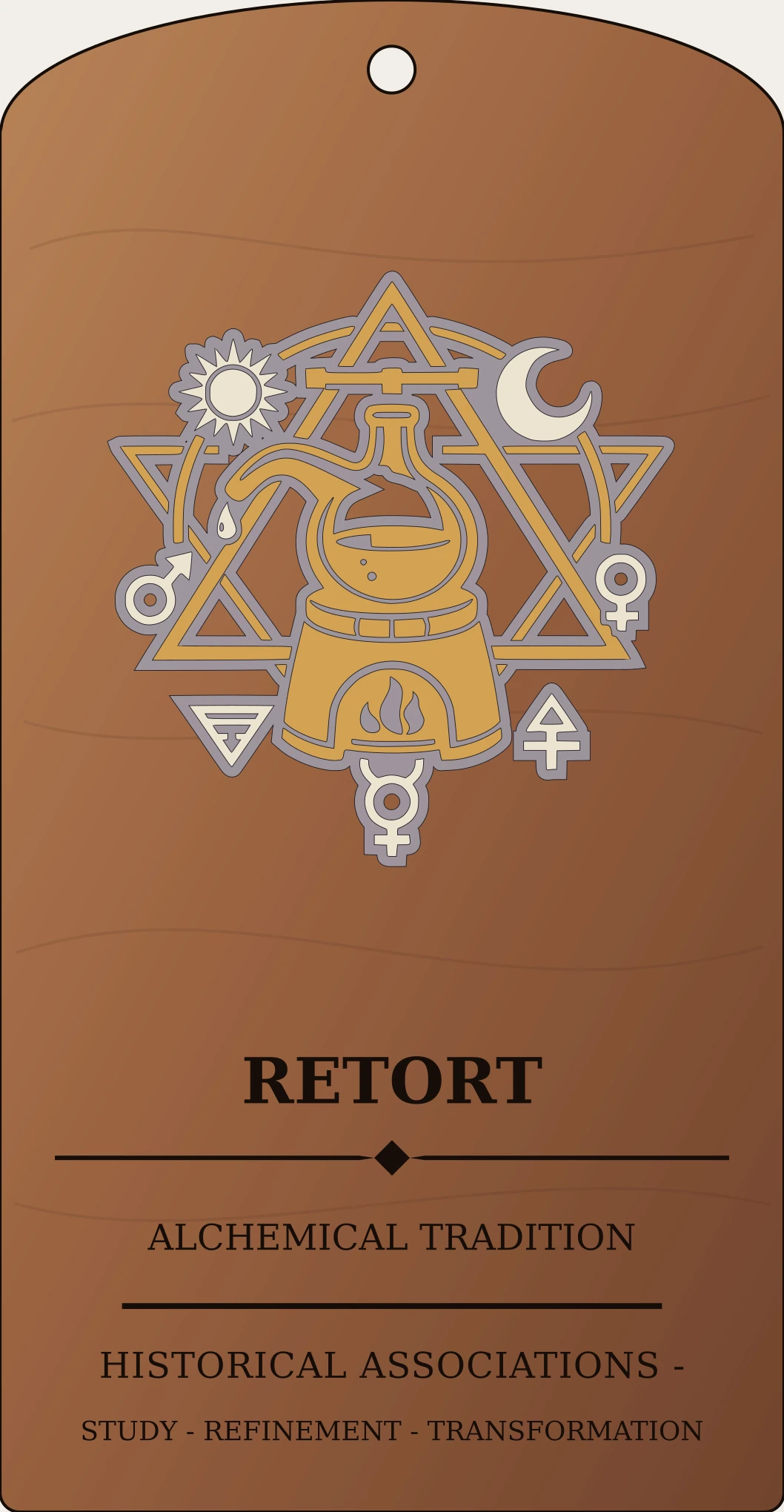 Retort Diagram Sanctum Hex Archive Plaque preview