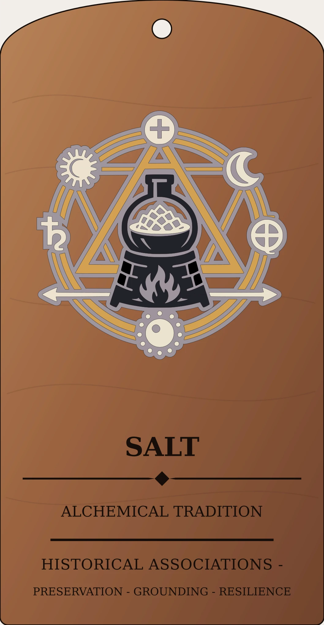 Salt Emblem Sanctum Hex Archive Plaque preview