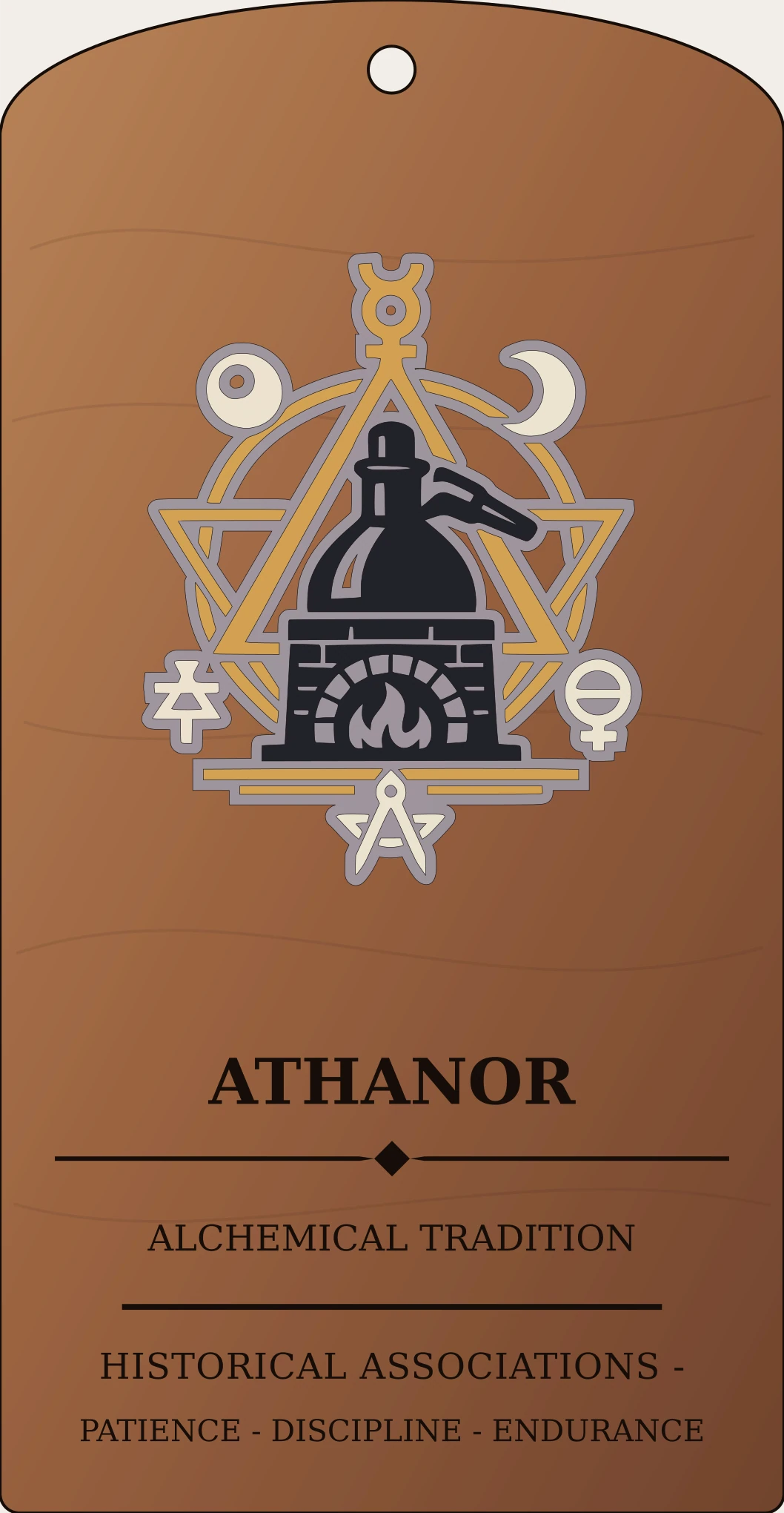 Athanor Crest Sanctum Hex Archive Plaque preview