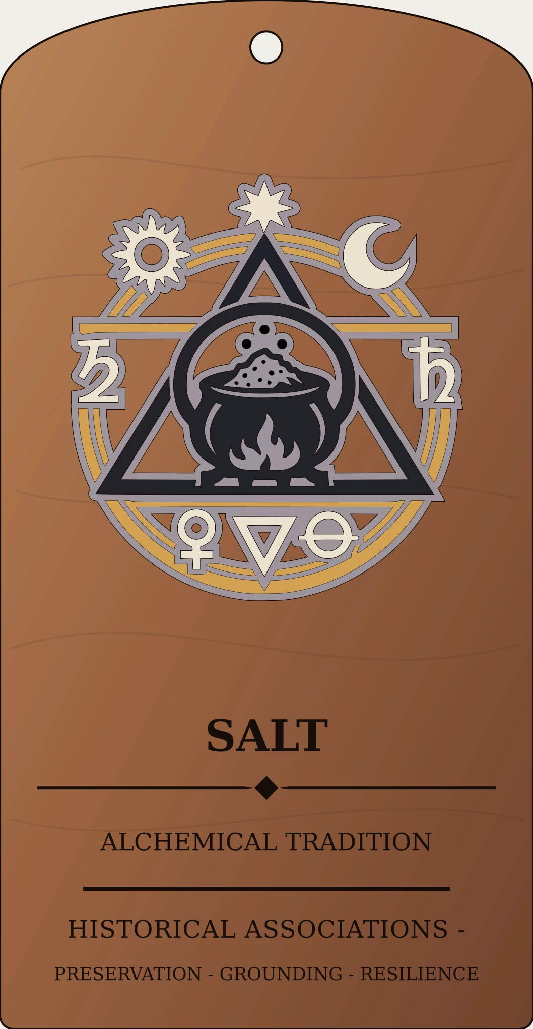Salt Emblem Sanctum Hex Archive Plaque preview