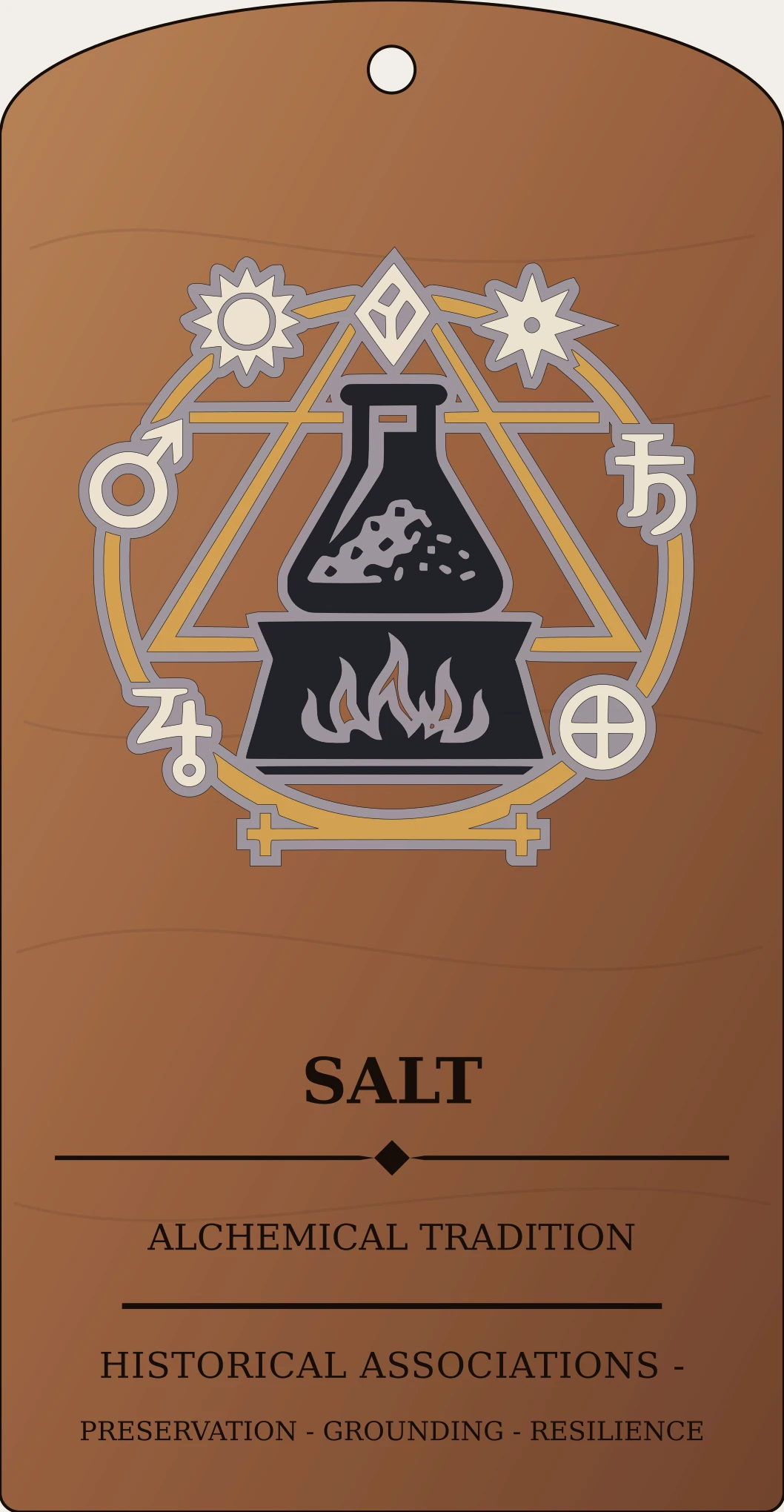 Salt Emblem Sanctum Hex Archive Plaque preview