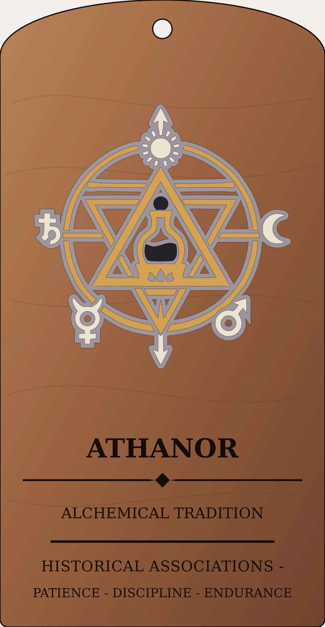 Athanor Crest Sanctum Hex Archive Plaque preview
