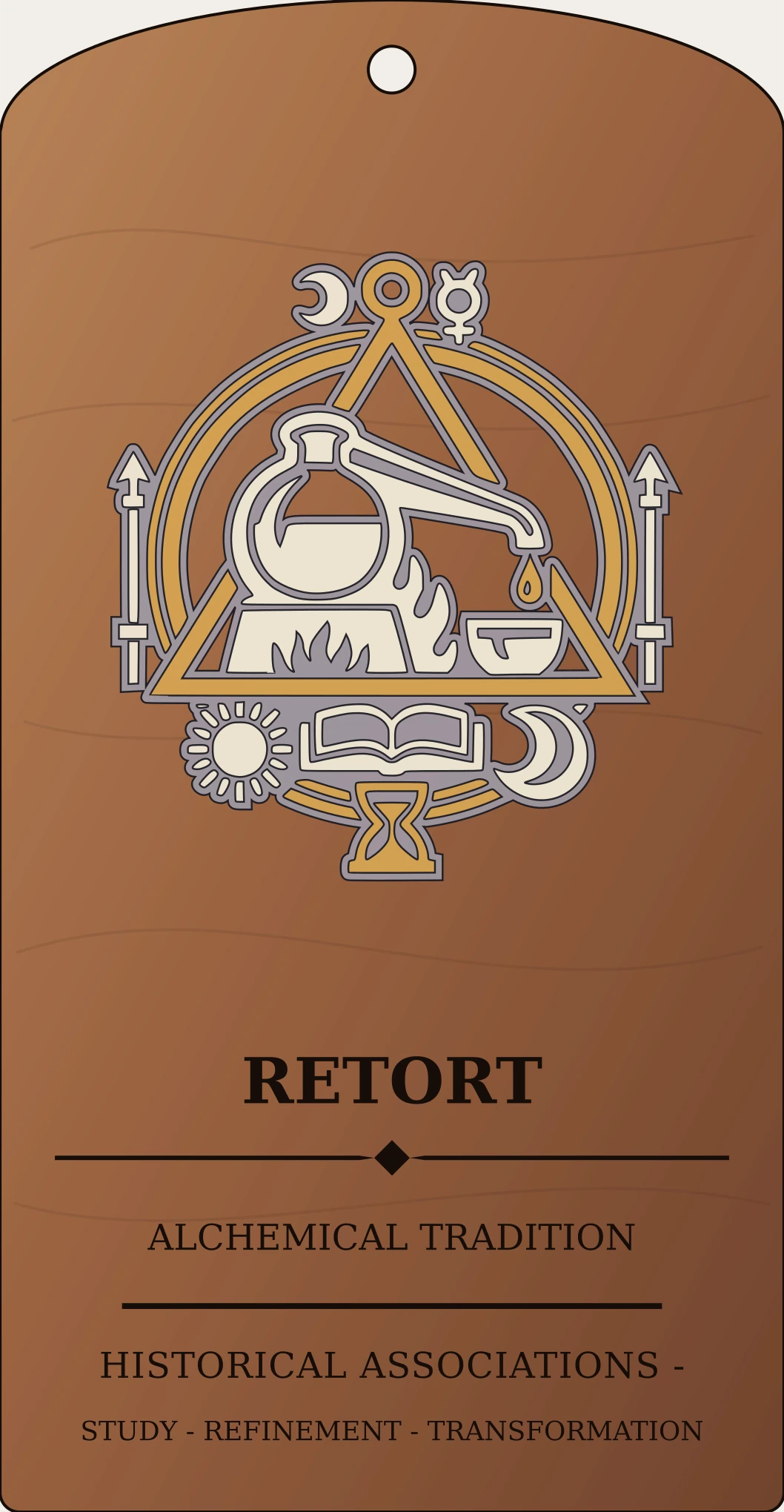 Retort Diagram Sanctum Hex Archive Plaque preview