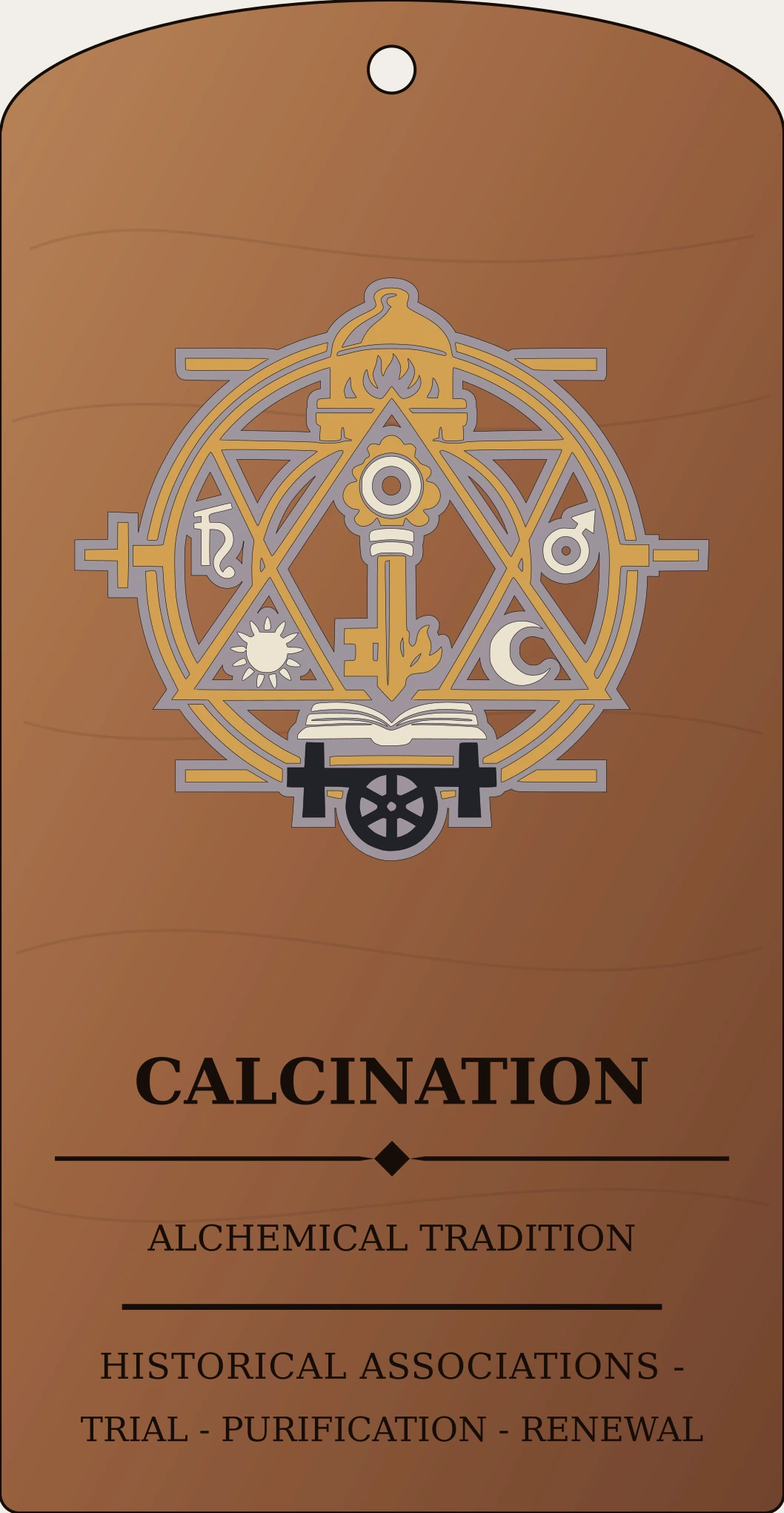 Calcination Wheel Sanctum Hex Archive Plaque preview
