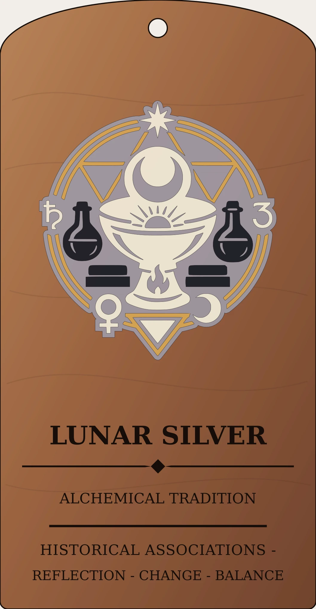 Lunar Silver Cipher Sanctum Hex Archive Plaque preview