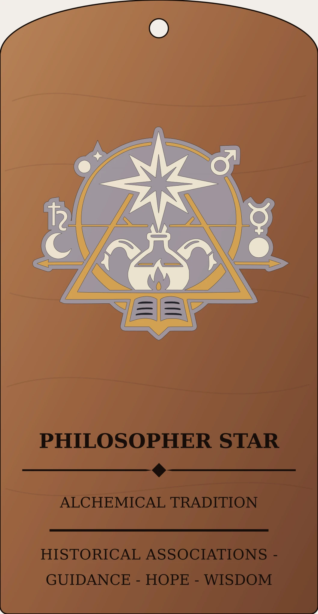 Philosopher Star Sanctum Hex Archive Plaque preview