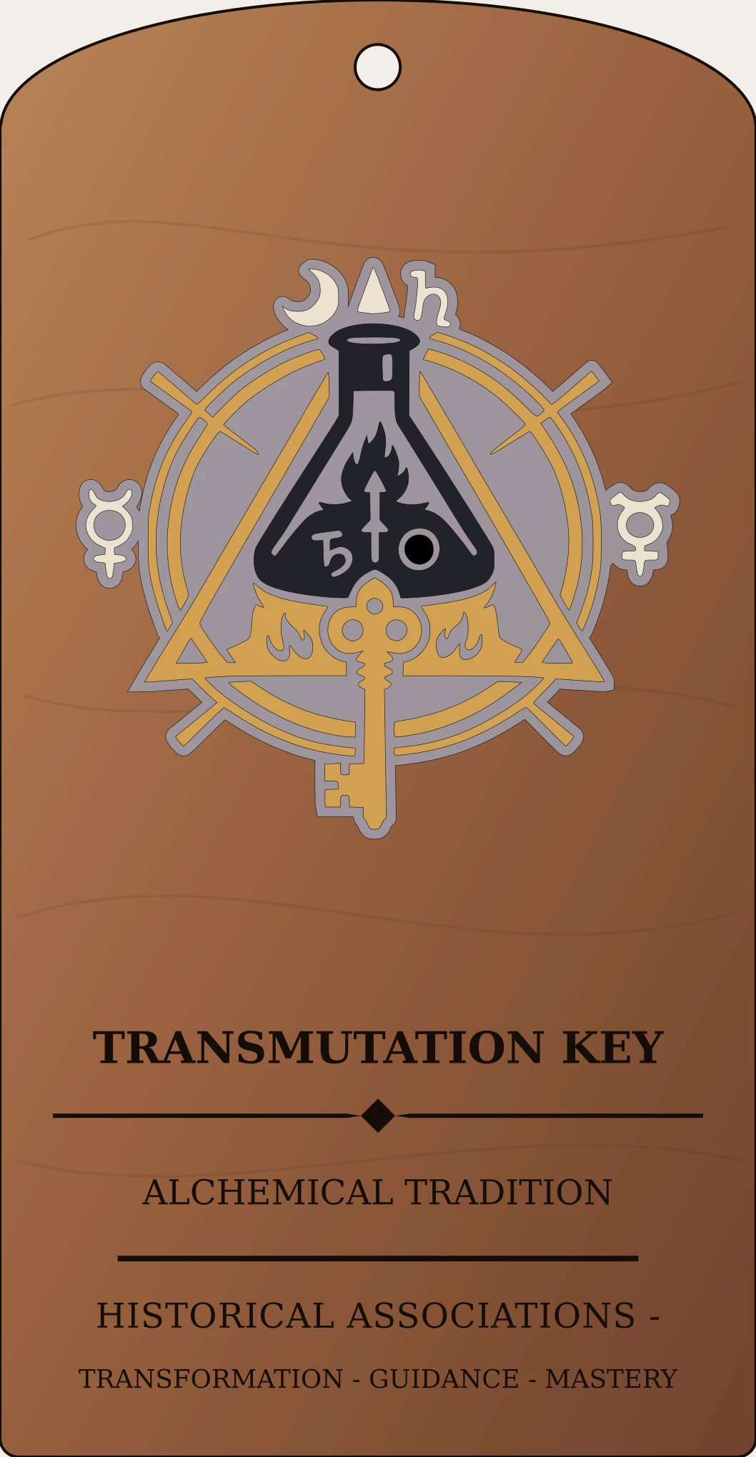 Transmutation Key Sanctum Hex Archive Plaque preview