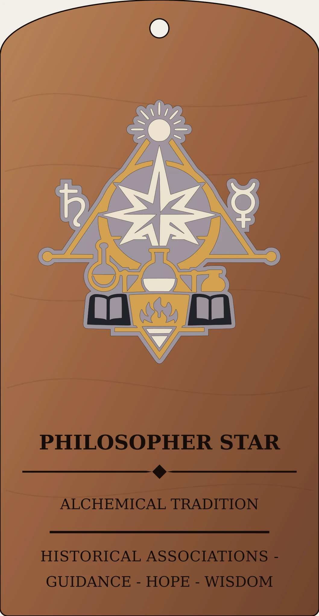 Philosopher Star Sanctum Hex Archive Plaque preview