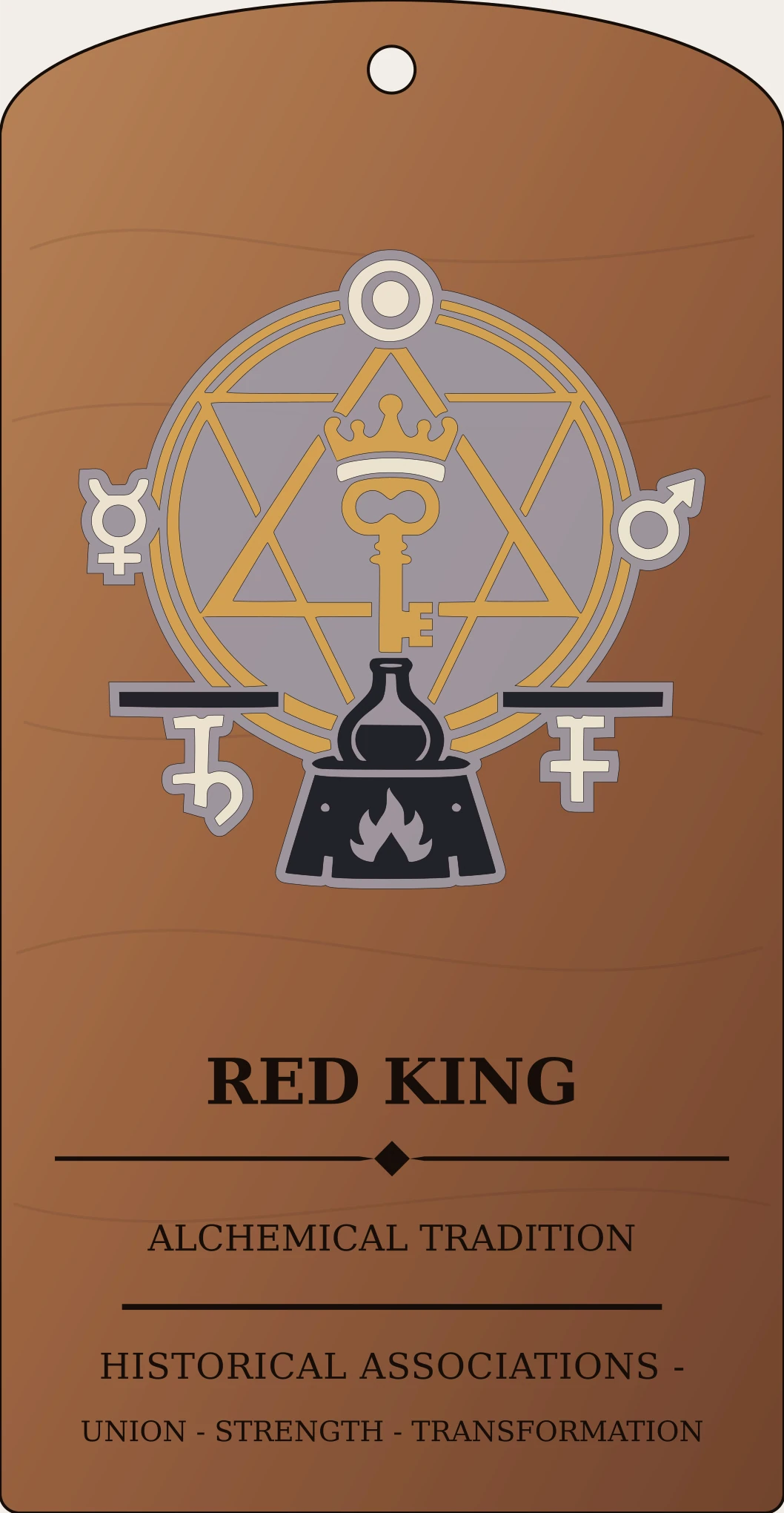 Red King Sign Sanctum Hex Archive Plaque preview