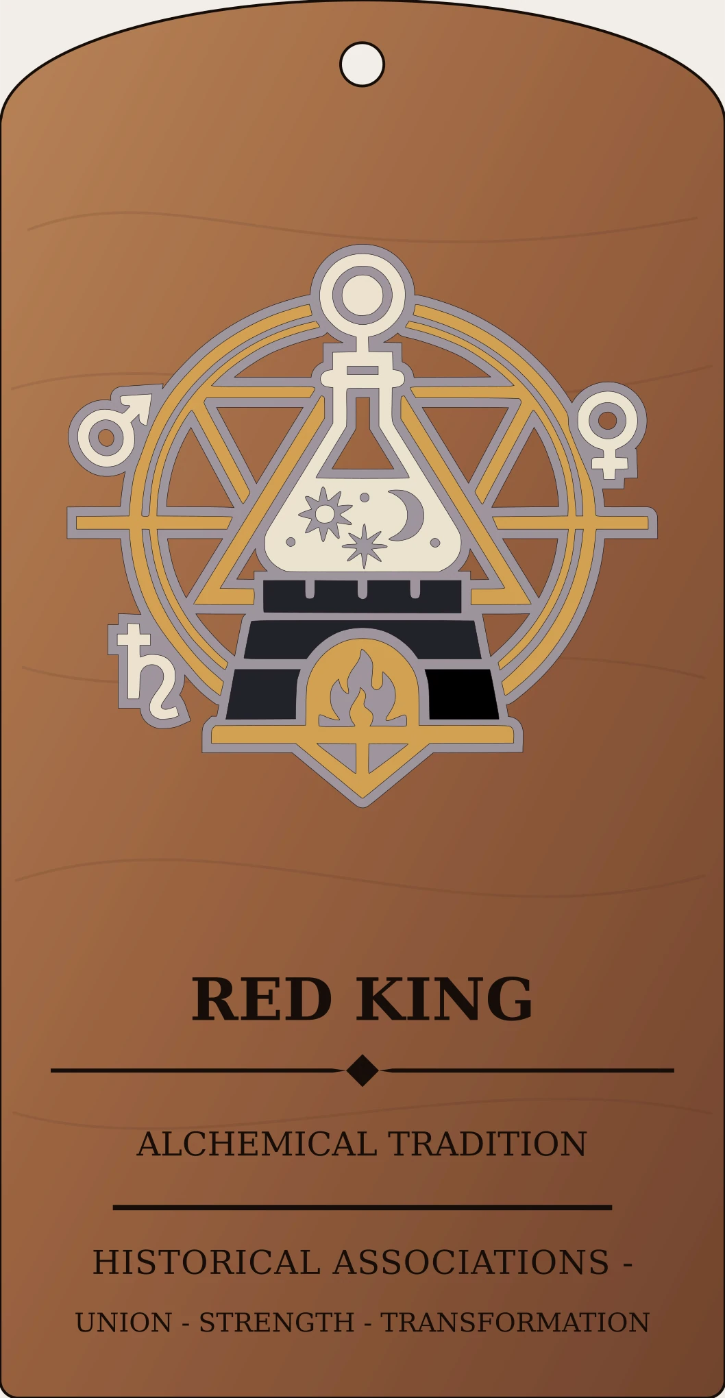 Red King Sign Sanctum Hex Archive Plaque preview