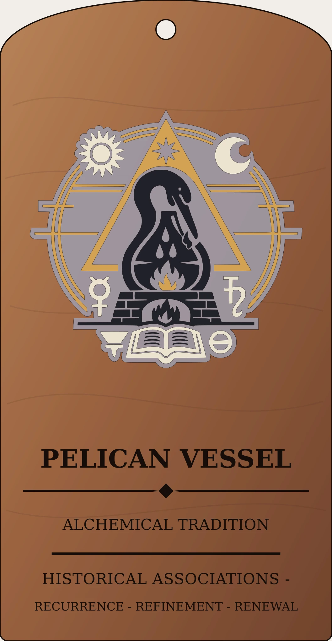 Pelican Vessel Crest Sanctum Hex Archive Plaque preview