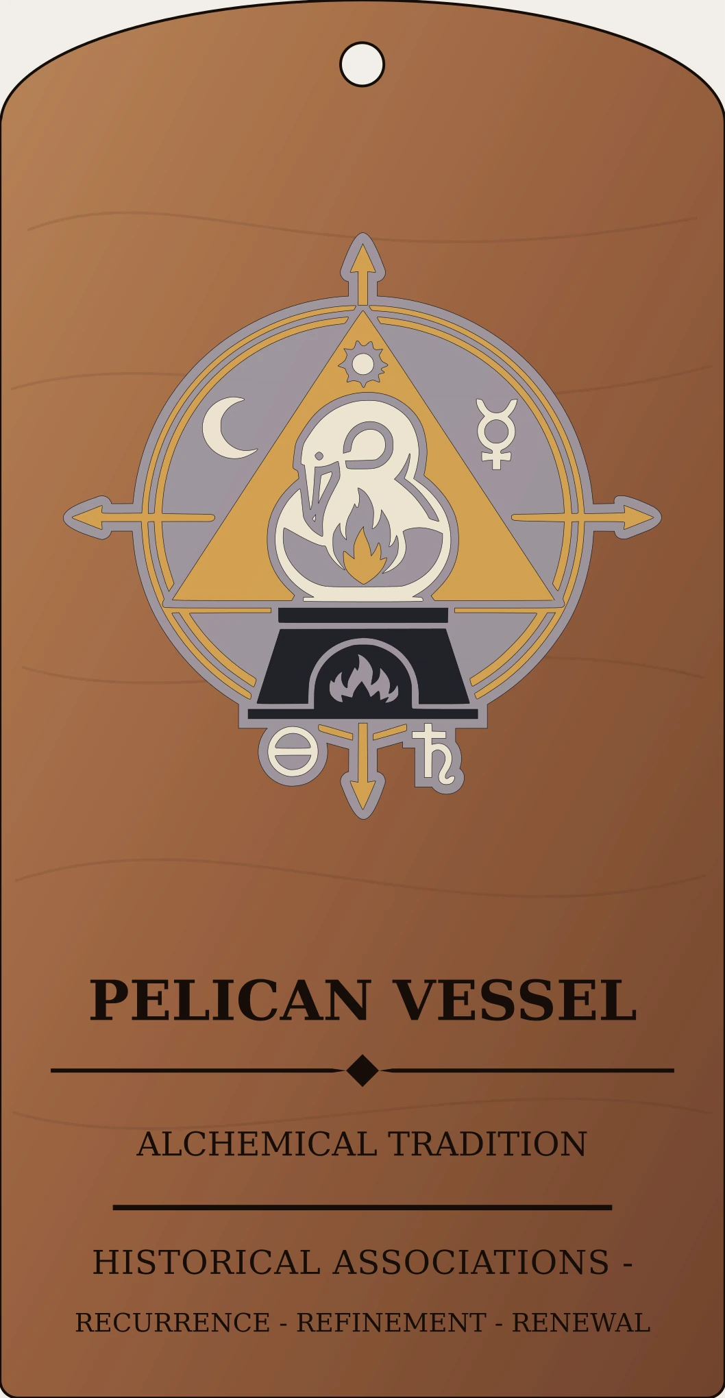 Pelican Vessel Crest Sanctum Hex Archive Plaque preview