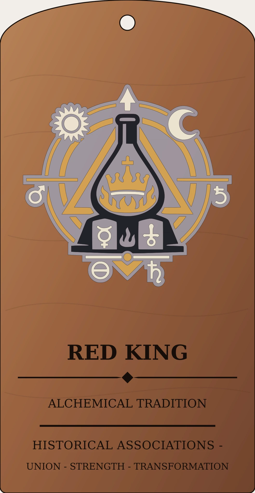 Red King Sign Sanctum Hex Archive Plaque preview