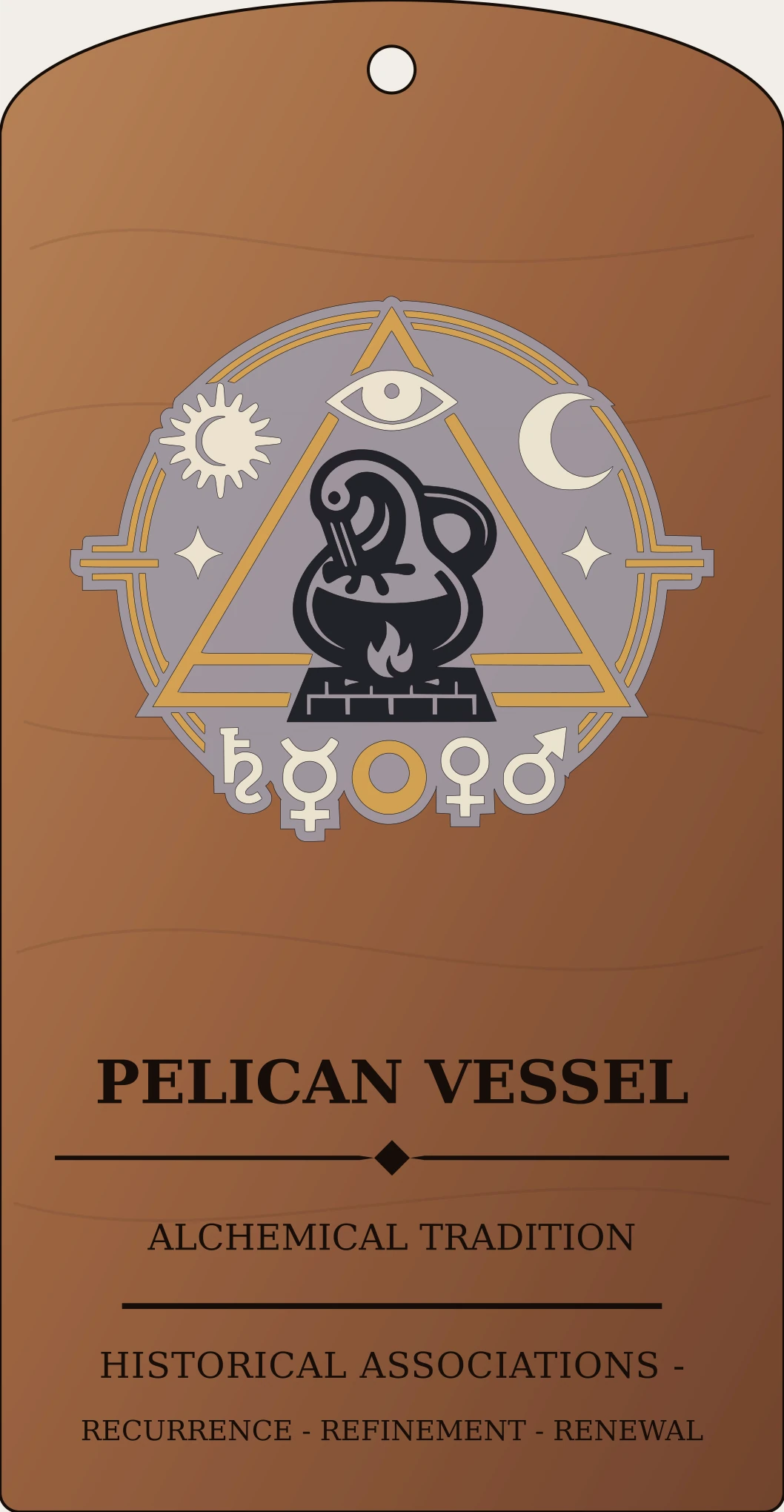 Pelican Vessel Crest Sanctum Hex Archive Plaque preview
