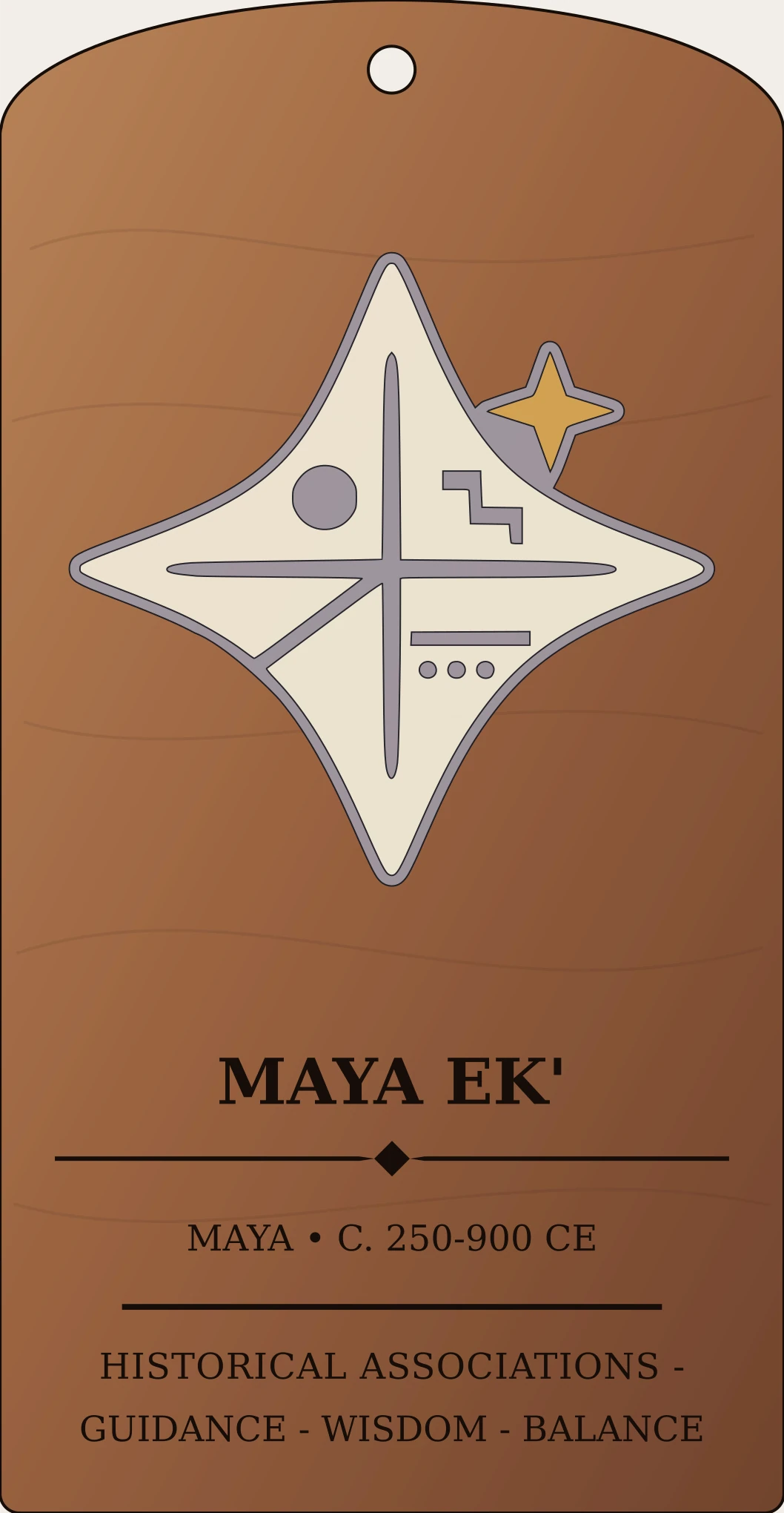 Maya Ek' Star Sign Sanctum Hex Archive Plaque preview