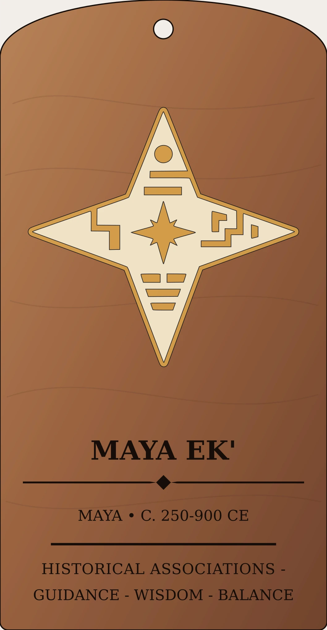 Maya Ek' Star Sign Sanctum Hex Archive Plaque preview