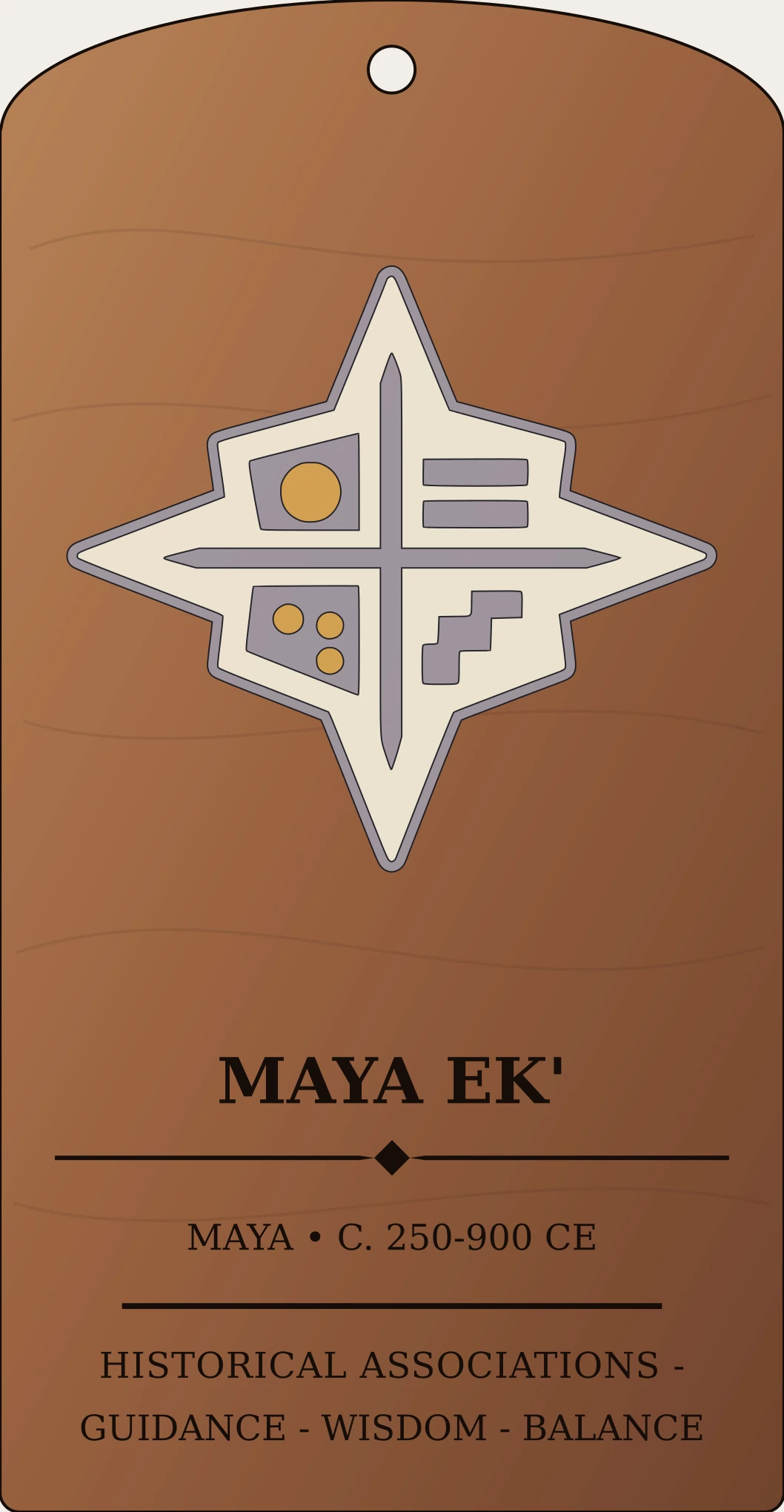 Maya Ek' Star Sign Sanctum Hex Archive Plaque preview