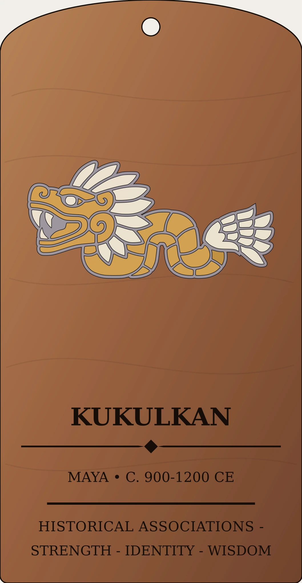Kukulkan Feathered Serpent Relief Sanctum Hex Archive Plaque preview
